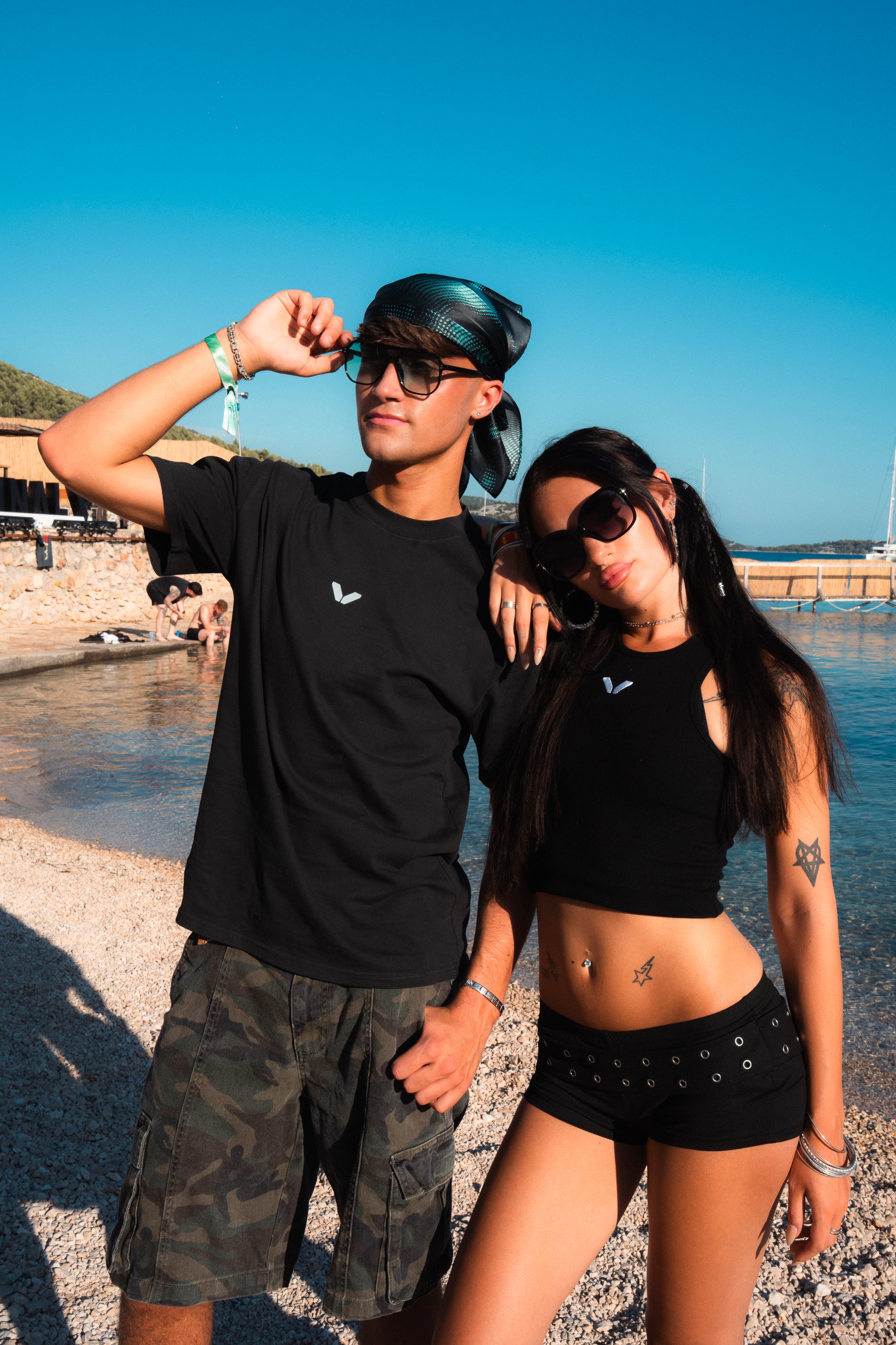 Terminal V Croatia: Black T-Shirt