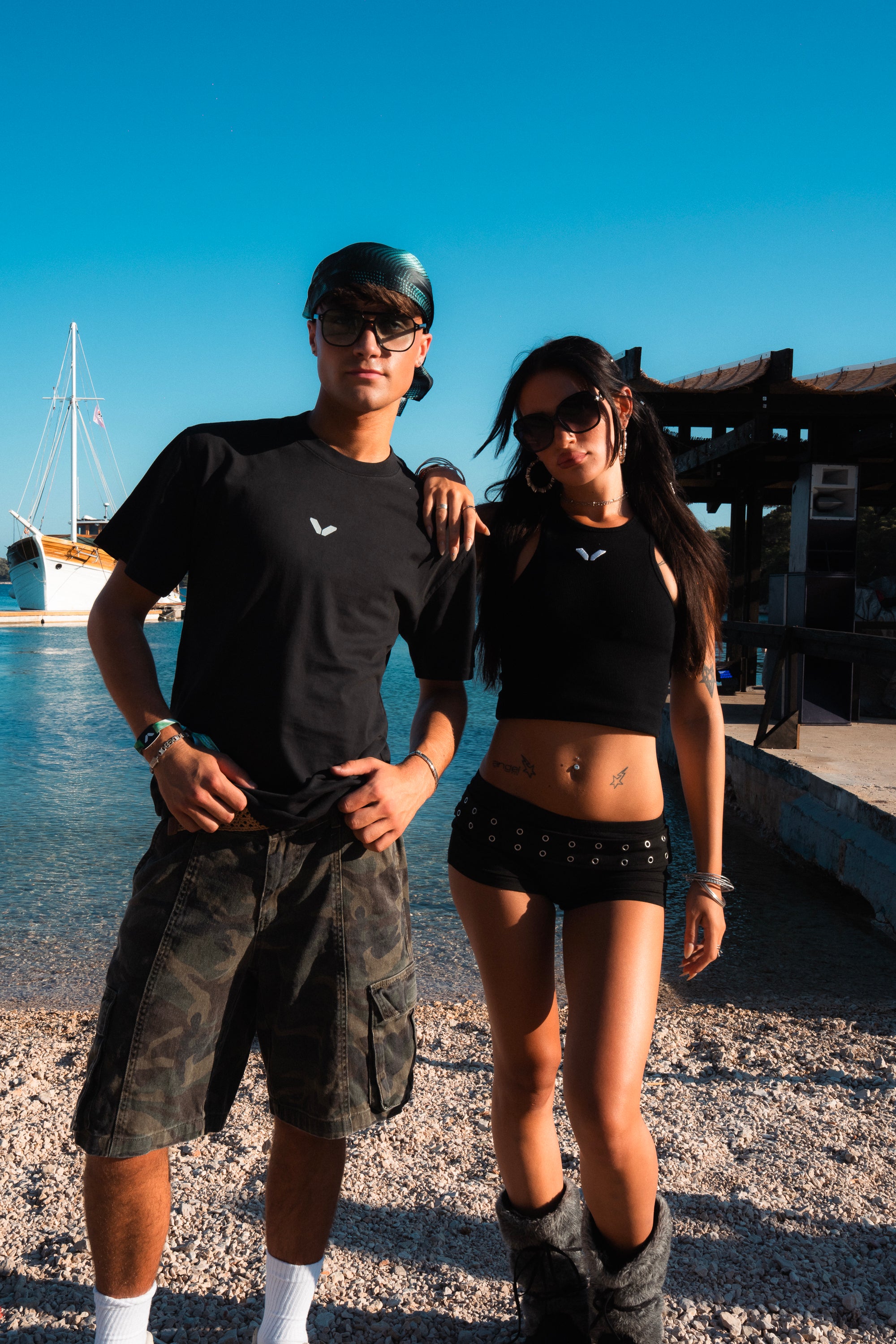 Terminal V Croatia: Black T-Shirt