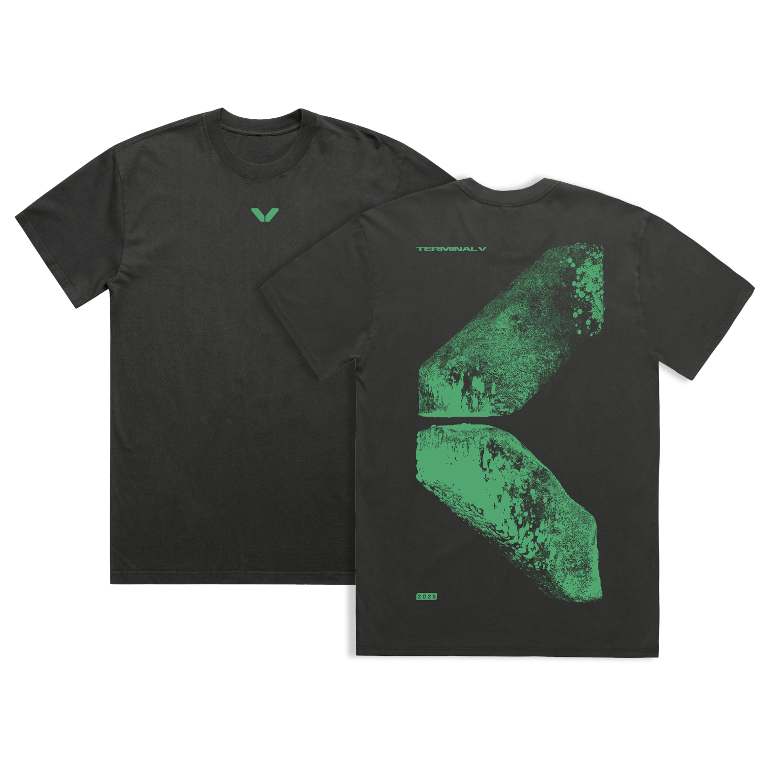 Green V T-Shirt
